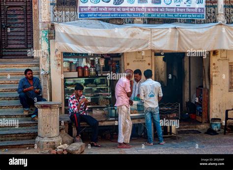 Street Food Stalls In Fatehpur Rajasthan India Stock Photo Alamy