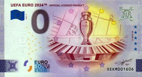 Uefa Euro Official Licensed Product Banknot Esouvenir