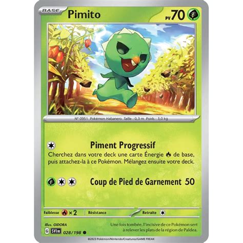 D Couvrez Pimito Carte Commune Brillante De La S Rie Carlate Et Violet