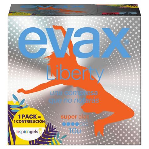 Evax Liberty Compresa Con Alas Super Perfumerias Primor