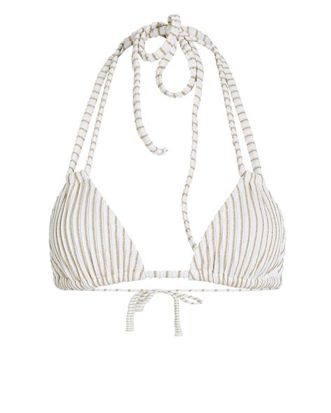 Solid And Striped The Tenley Striped Triangle Bikini Top Intermix®