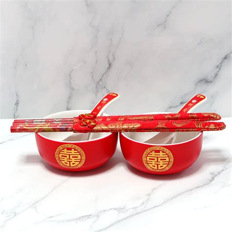 Chinese Wedding Tea Ceremony Bowl Set 结婚碗