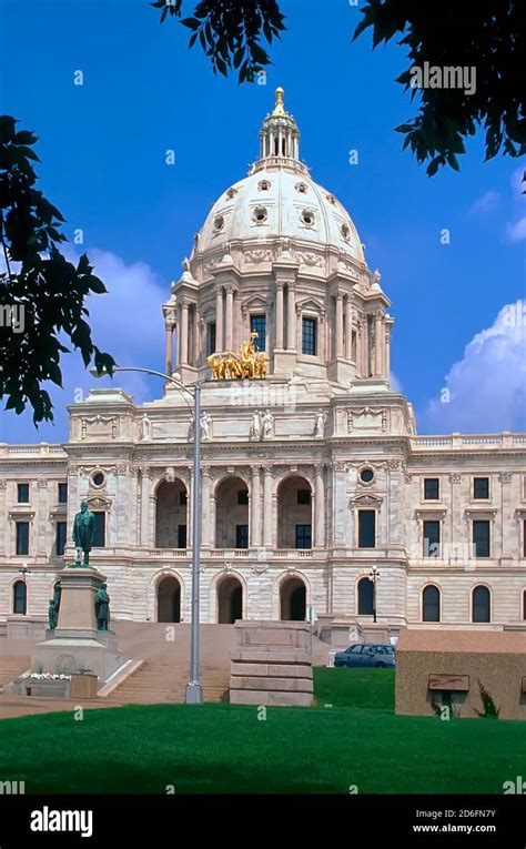 St Saint Paul Minnesota State Capitol Building Mn Stock Photo Alamy