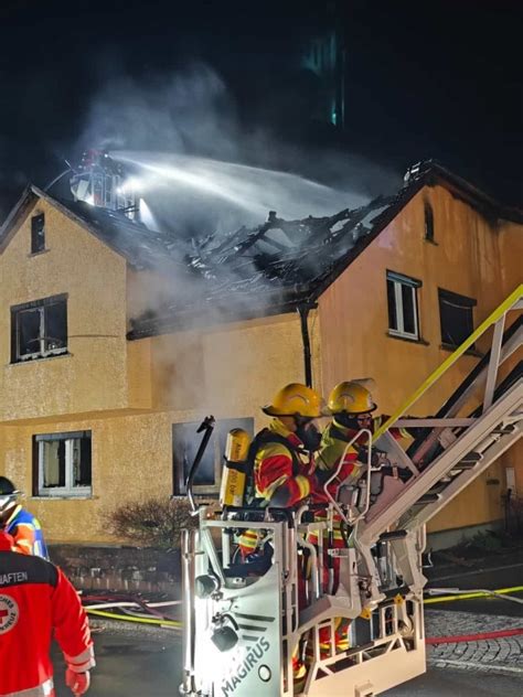 Brand eines Einfamilienhauses Einsatzbericht Föritztal Heinersdorf