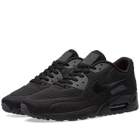 Nike Air Max 90 Ultra Br Black And Total Crimson End Uk