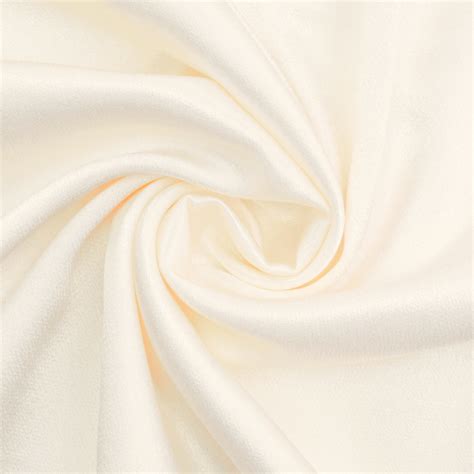 Tissu Satin De Viscose Blanc Cass Tissus Hemmers