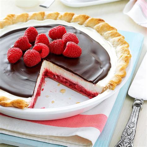 Chocolate Raspberry Pie Recipe Taste Of Home