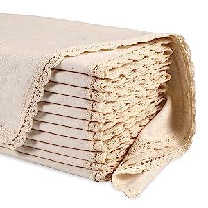 Amazon Hausattire Cloth Napkins Pack X Inches Flax Cotton