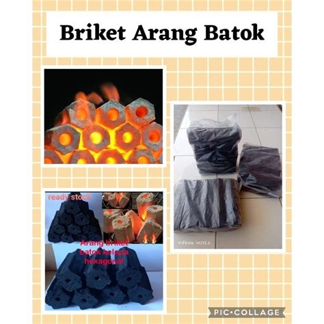 Jual Briket Arang Batok Kelapa Kemasan Kg Shopee Indonesia