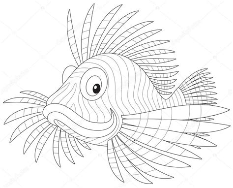 Scorpion fish — Stock Vector © AlexBannykh #40615927