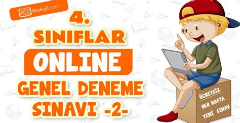 4 Sınıflar 1 Dönem Genel Deneme Sınavı Sınıf Öğretmenleri İçin