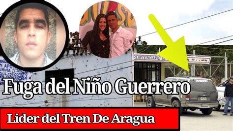 Fuga del Niño Guerrero lider del tren de aragua toda la verdad Jamas