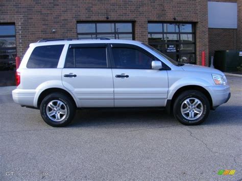 Starlight Silver Metallic 2003 Honda Pilot Ex L 4wd Exterior Photo