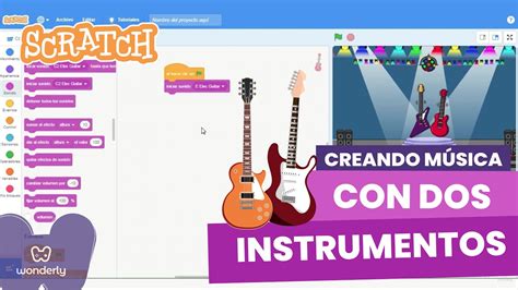 Curso de Scratch para niños Cómo crear música con dos instrumentos