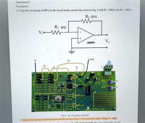 Solved Experiment Procedures Using The St Op Ampi In The