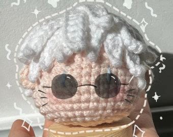 Gojo Satoru Amigurumi Crochet Doll Pattern Etsy