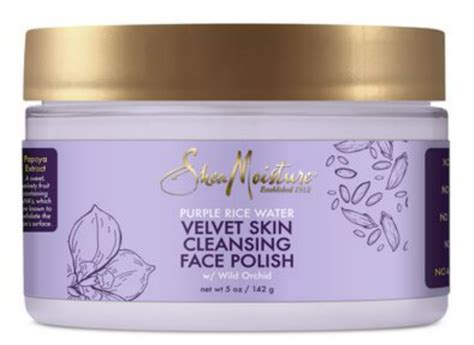 Shea Moisture Purple Rice Water Velvet Skin Cleansing Face Polish 1source