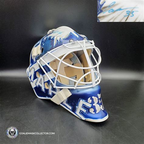 Ilya Samsonov Signed Goalie Mask 2023 Toronto Tribute Signature Editio ...