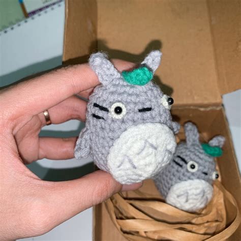 Jual Gantungan Kunci Dino Dan Totoro Studio Ghibli Mini Amigurumi