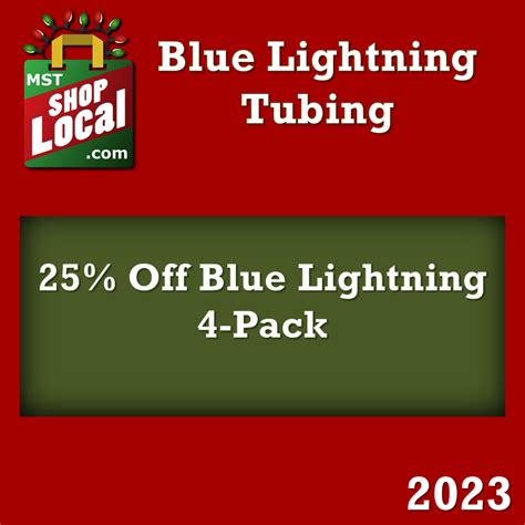 Blue Lightning Tubing | mstShopLocal.com