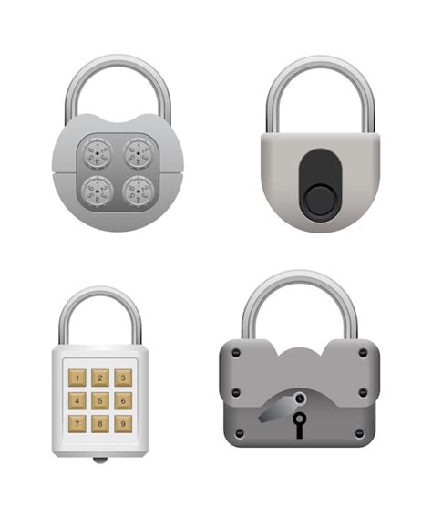 Premium Vector Set Of Door Locks