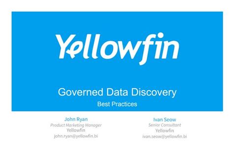 Data Driven Storytelling Best Practices Webinar Presentation Slides