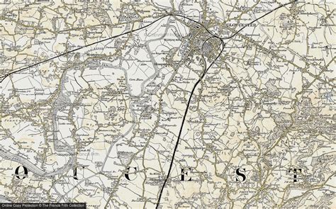 Historic Ordnance Survey Map Of Quedgeley 1898 1900