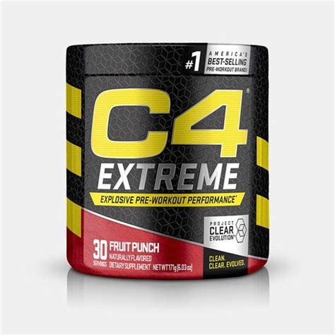 Buy Cellucor C4 Extreme Pre Workout Powder Fruit Punch 171g From