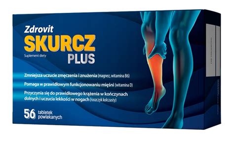 Zdrovit Skurcz Plus 56 Tabletek Magnez Potas 12251330980 Allegro Pl