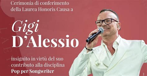 Dottor Gigi D Alessio Laurea Honoris Causa Dal Conservatorio Di Benevento