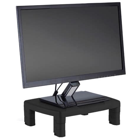 Suporte Para Monitor E Notebook Preto Waleu No Shoptime