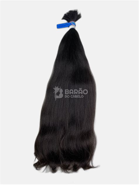 Cabelo Brasileiro Regional Cm Levemente Ondulado Castanho Natural