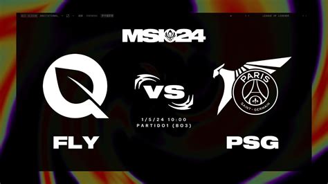 Flyquest Vs Psg Talon Dia Mapa Msi League Of Legends