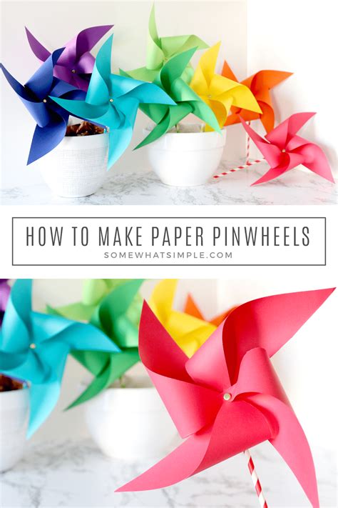 Paper Pinwheel Diy Artofit