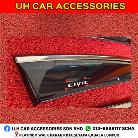 Honda Civic Fc X Moduko Injection Door Visor Sun Visor Air