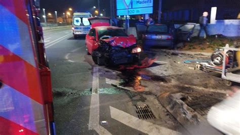 Um ferido grave em colisão em Ovar