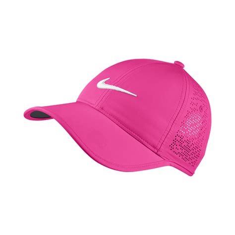 Nike Perforated Women's Adjustable Golf Hat (pink) in Pink (Hyper Pink ...