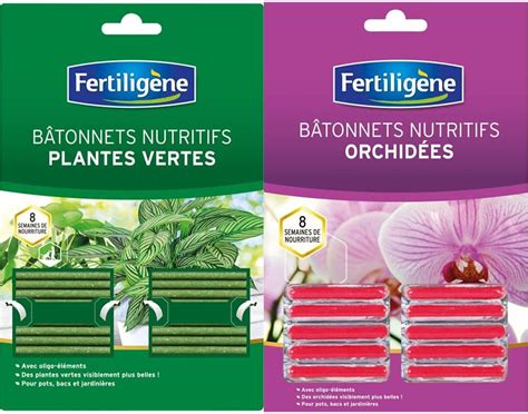 Fertiligène Engrais Plantes Vertes Batonnets x40 Engrais Orchidées