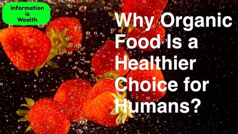 Why Organic Food Is A Healthier Choice For Humans Youtube