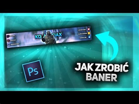 JAK ZROBIĆ BANER W PHOTOSHOPIE Poradnik 10 YouTube