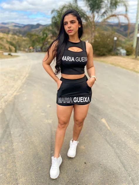 Conjunto Maria Gueixa Shorts Feminino Maria Gueixa Nunca Usado