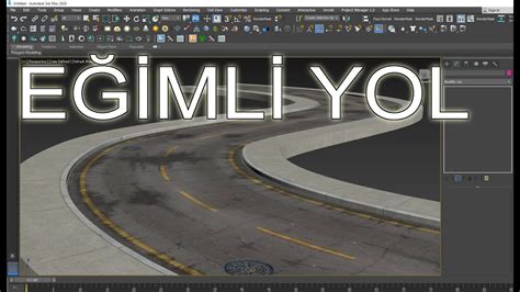 3D MAX YOL MODELLEME DERSİ 3dmaxöğreniyorum YouTube