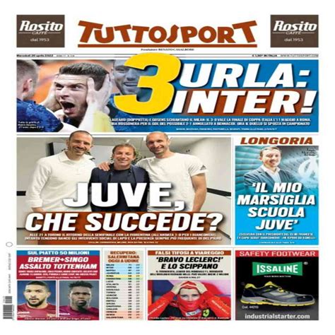 Tuttosport Urla Inter