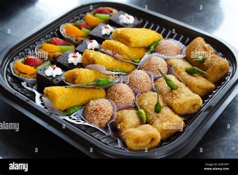 Market Snacks Sold In Traditional Food Markets In Indonesia Stock Photo