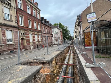 Moselle R Seau De Chaleur De Nombreuses Rues En Travaux La