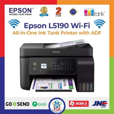 Promo Epson L Wifi All In One Ink Tank Printer With Adf Diskon