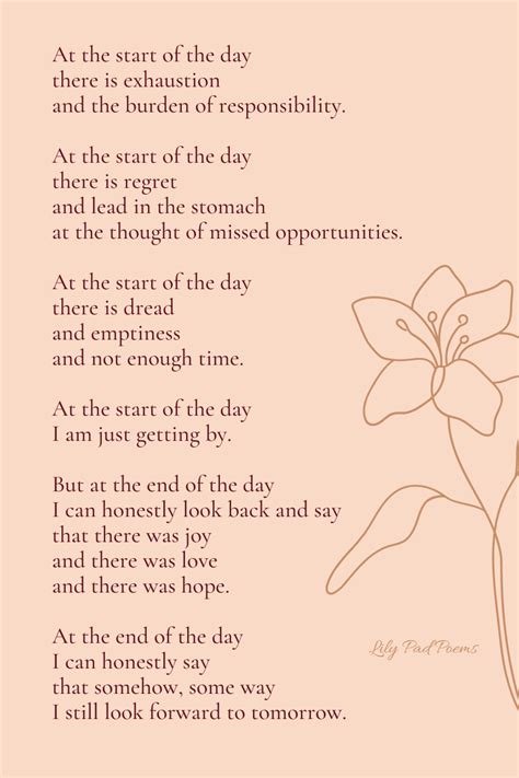 At The End Of The Day Hope Poems Imagery Poems You Poem