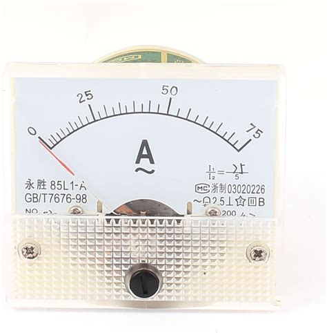 Iivverr Ac A Panel Meter Gauge Current Analogue Analog Ammeter