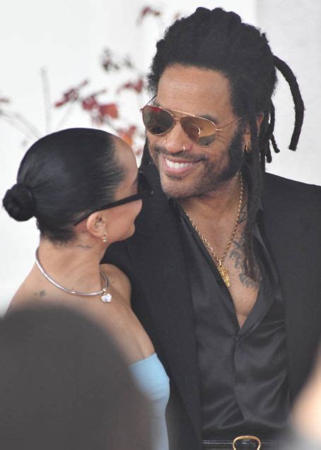 Zoe Kravitz Seen As Her Father Lenny Kravitz Gets His Star On The