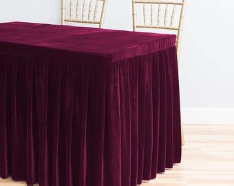 Fitted Table Skirt Etsy